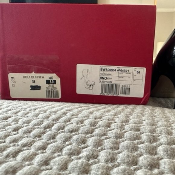 VALENTINO kitten heels black patent couture bow D'orsay - Picture 6 of 7